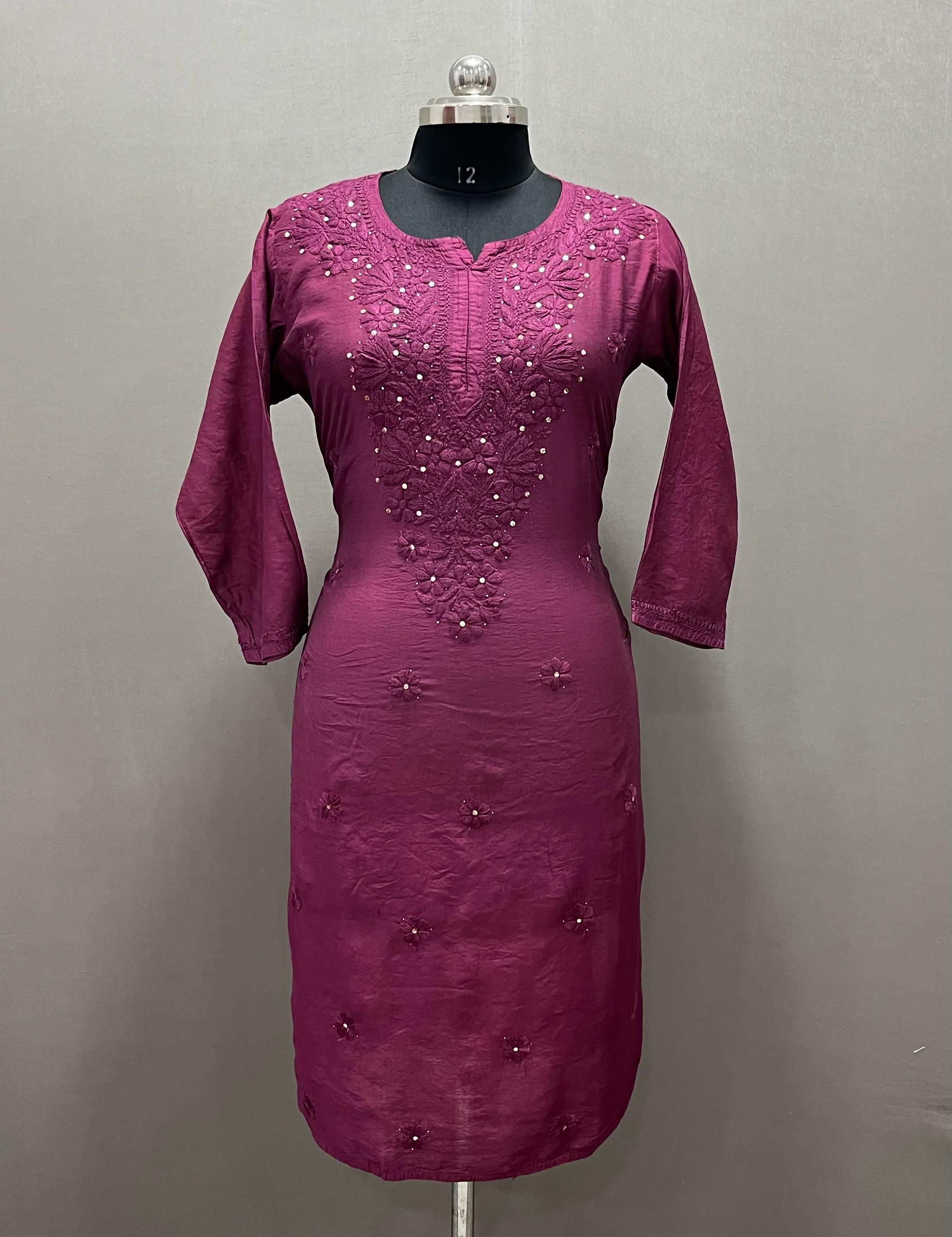 Chanderi kurti
